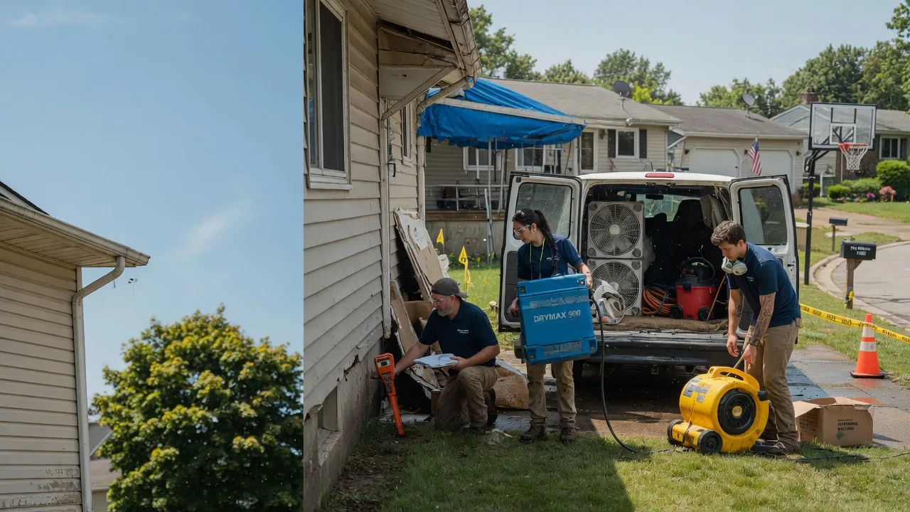 Ceiling Leak Cleanup in Williamsport, PA near me